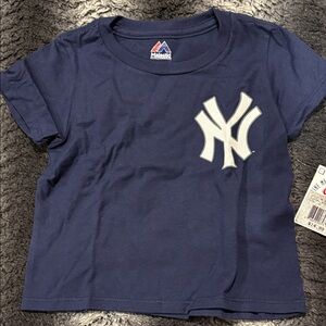 Yankees Majestic Kids yankees shirt/ Derek Jeter brand new with tags size 2T
